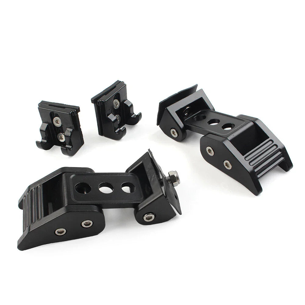 Black Engine Lock Hood Latches  For Jeep Wrangler JK (2007-2017)