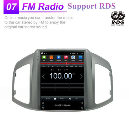 9.7" Vertical Car Stereo Radio GPS for Chevrolet Captiva (2011-2017)