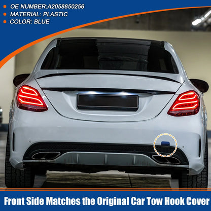Rear Tow Hook Cover for Mercedes-Benz C-Class (2015-2023) - Blue