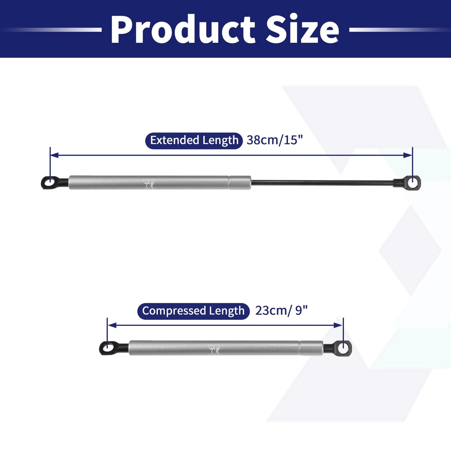 2 Pcs Lift Supports Struts Shocks Gas Spring for RV (15 Inch, 60 lb)