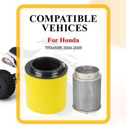 Air Filter & Cage for Honda TRX450R (2004–2005)