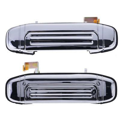 Set of 2 Chrome Door Handles for Mitsubishi Pajero (1991–2000)