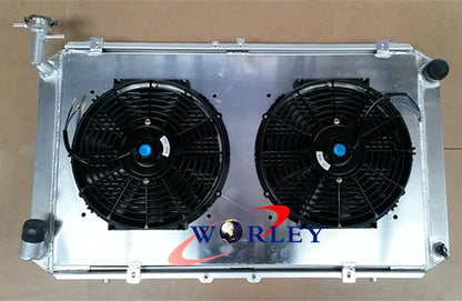 Aluminum Radiator, Shroud, Fan & Black Hose for Patrol Y60 GQ (1997-1999)