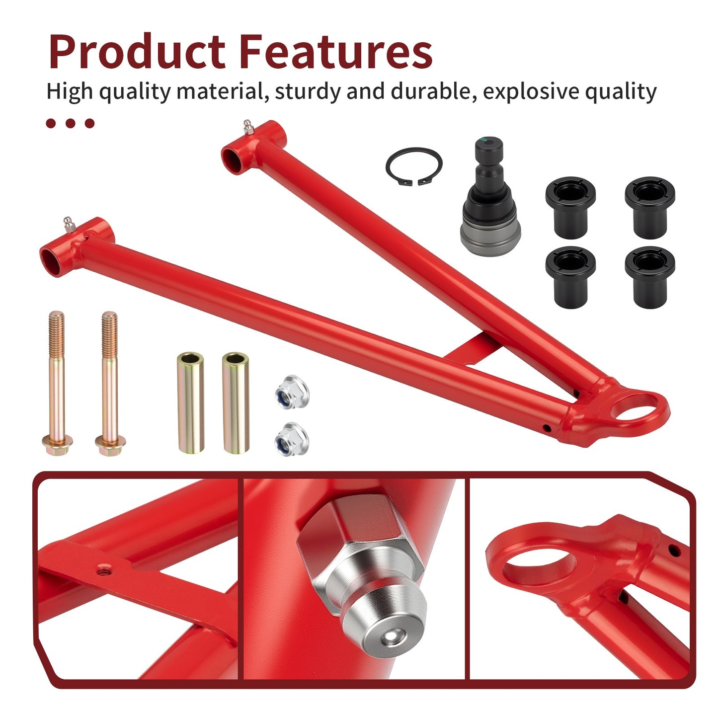 Front Left Lower A-Arm Kit for Polaris Sportsman 550 850 1000 XP (2010–2023)