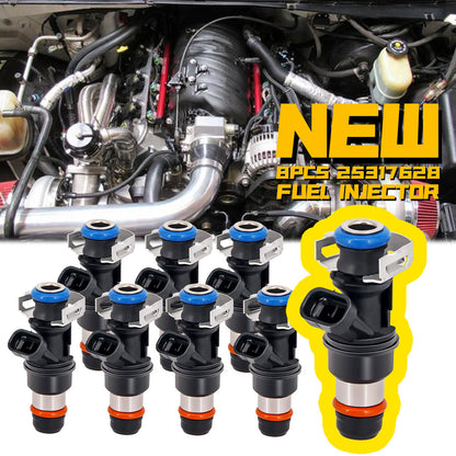 Set of 8 Fuel Injectors for Chevy Silverado 1999–2007 4.8L/5.3L/6.0L