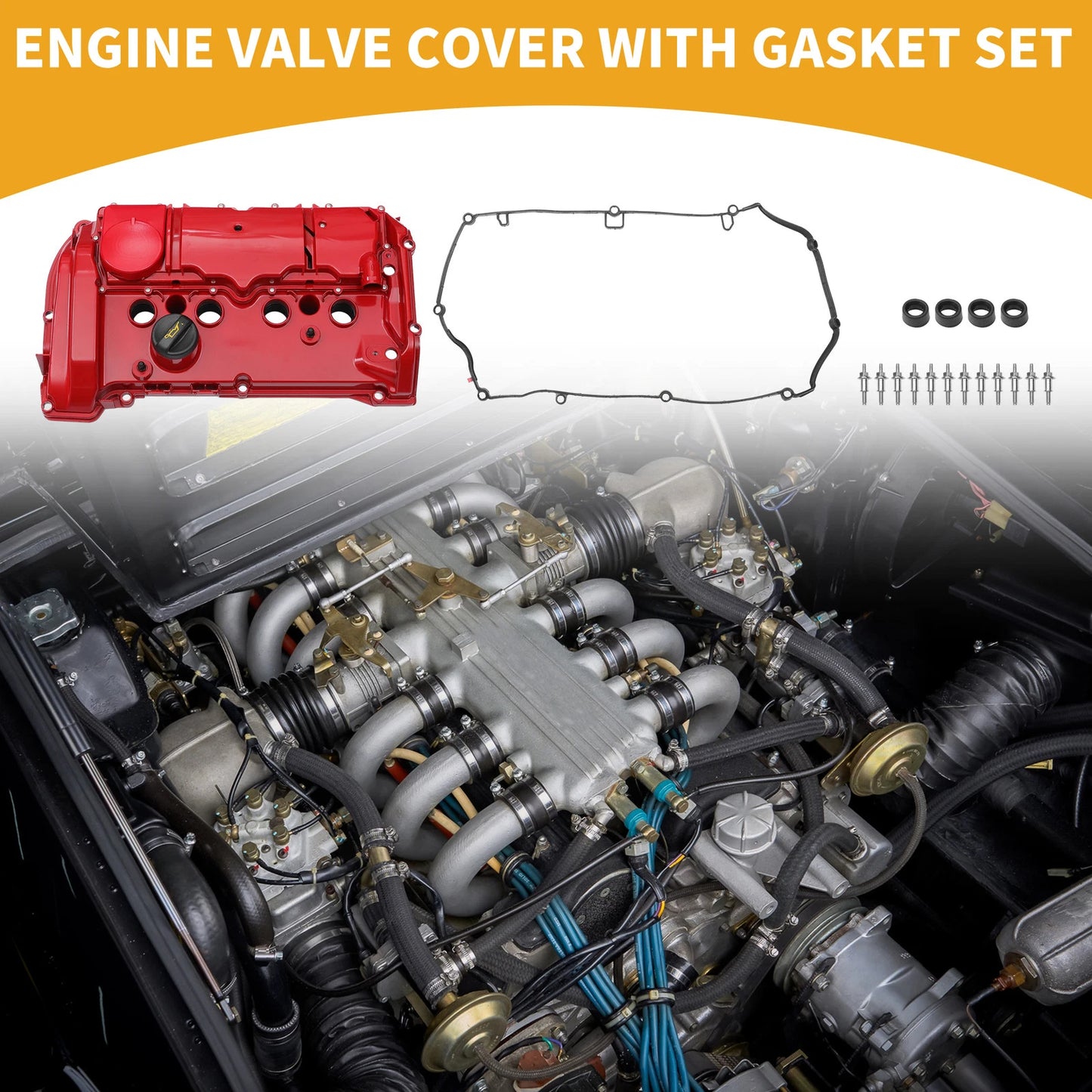Engine Valve Cover with Gasket No. 11127646552 for Mini Cooper (2007–2015)