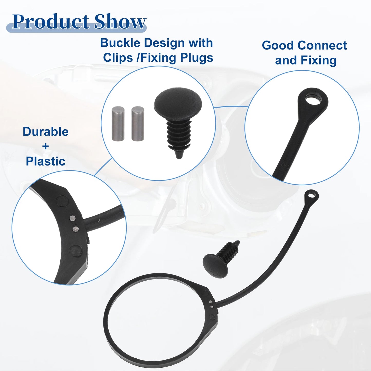 Fuel Tank Cap Tether O Ring for Audi 90 (No. 1H0201553B)