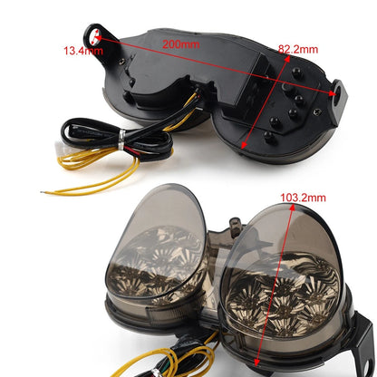 Integrated LED Brake Tail Light Turn Signals for Yamaha YZF R6 (1998–2002)