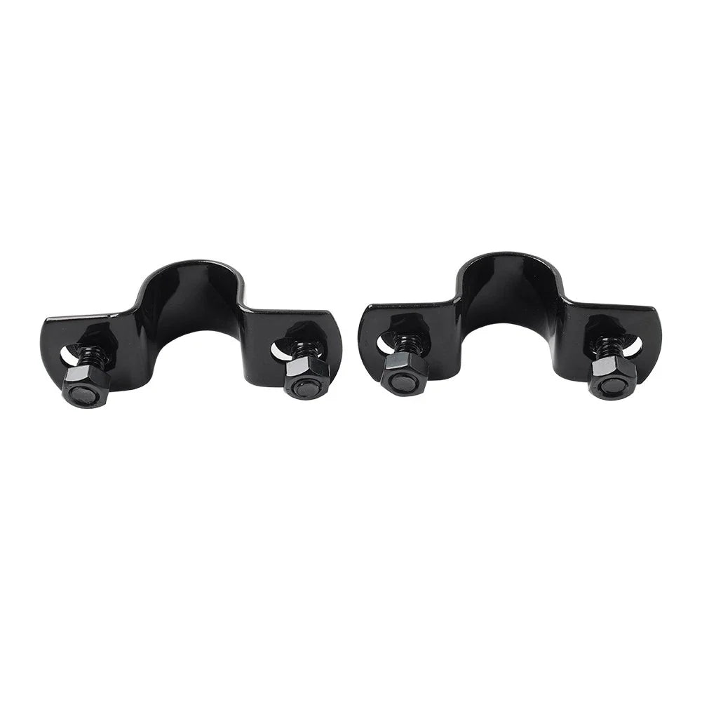 Black Rear Mudguard Mount U-Clamp for Harley Hydra Glide FL (1941-1957)