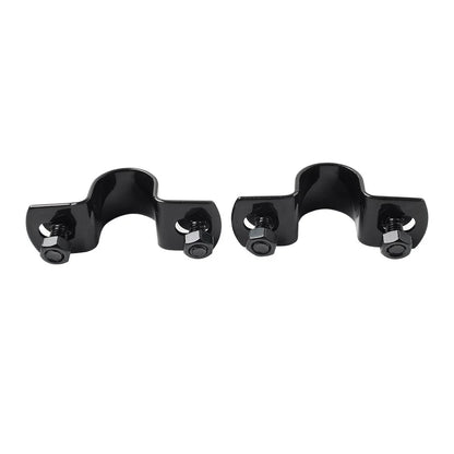 Black Rear Mudguard Mount U-Clamp for Harley Hydra Glide FL (1941-1957)