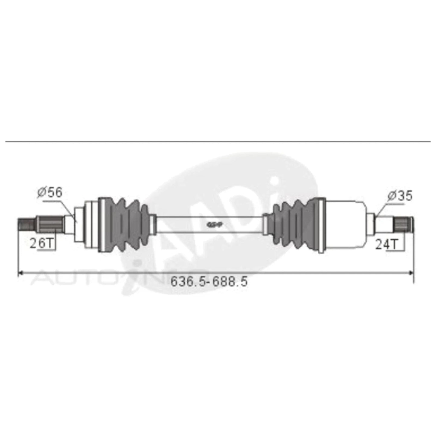 LH CV Shaft for Mazda 323 BA (1994-1998)