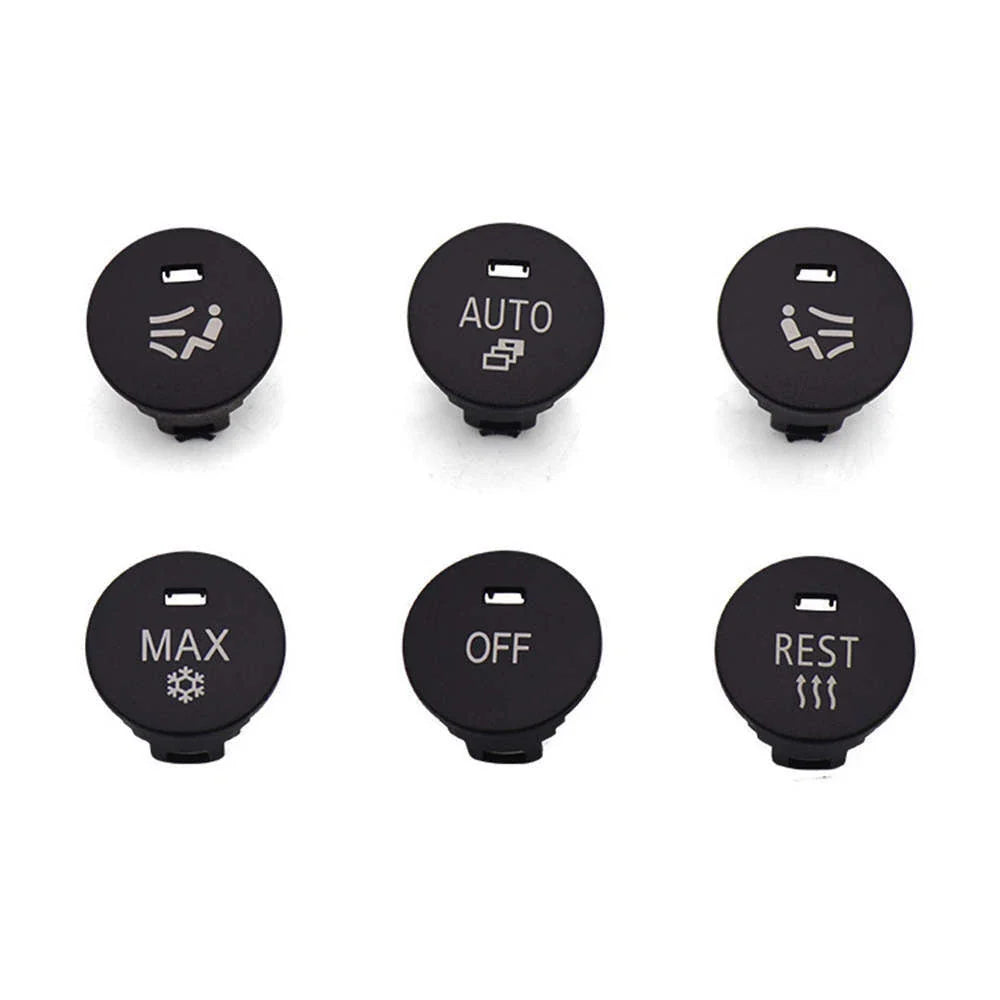 1 Set A/C Panel Switch Button Cover for BMW 5 Series E63 E60 E64 (2003–2010)