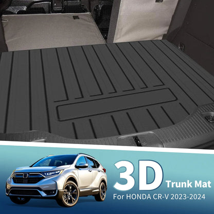 Flat Face Cargo Liner Rear Trunk Mat for Honda CR-V 2023-2025 5 Seat TPE 1 x