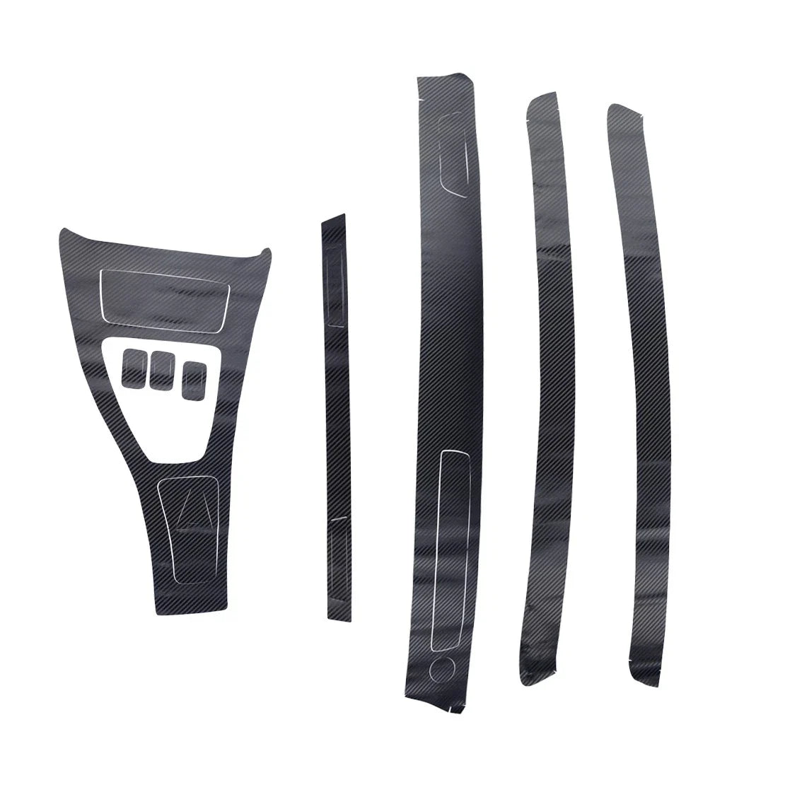 15 x Carbon Fiber Interior Vinyl Decal Garnish for BMW 3 Series E90 E92 E93