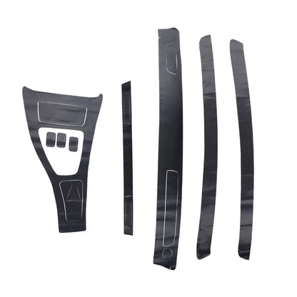 15 x Carbon Fiber Interior Vinyl Decal Garnish for BMW 3 Series E90 E92 E93