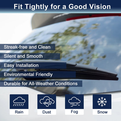 330mm Rear Windshield Wiper Blade for Honda CR-V (2017-2023)