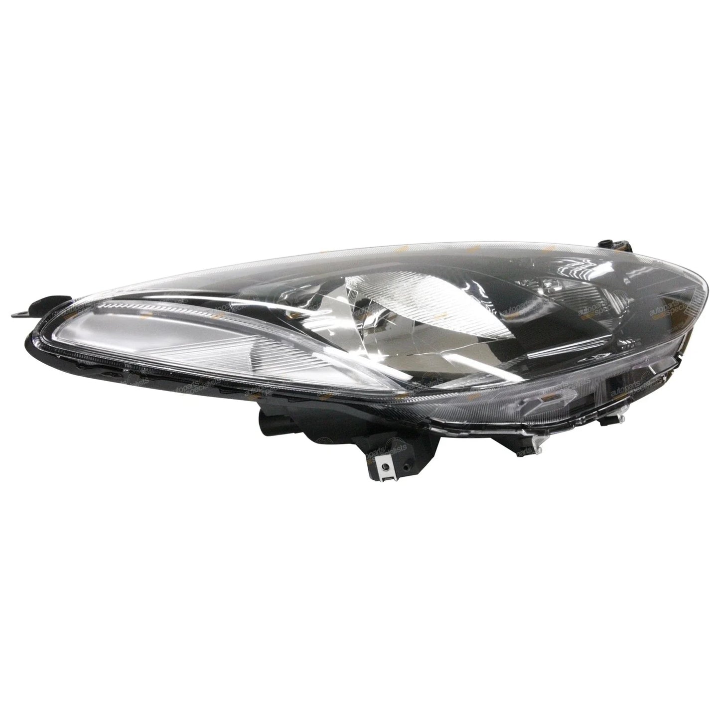 RH Black Headlight for Mazda 2 (2007-2014) Right
