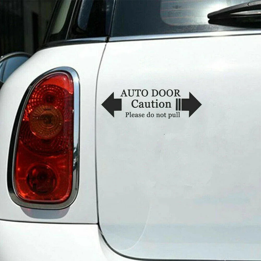1 x Auto Door Caution Do Not Pull Decal Sticker for Car