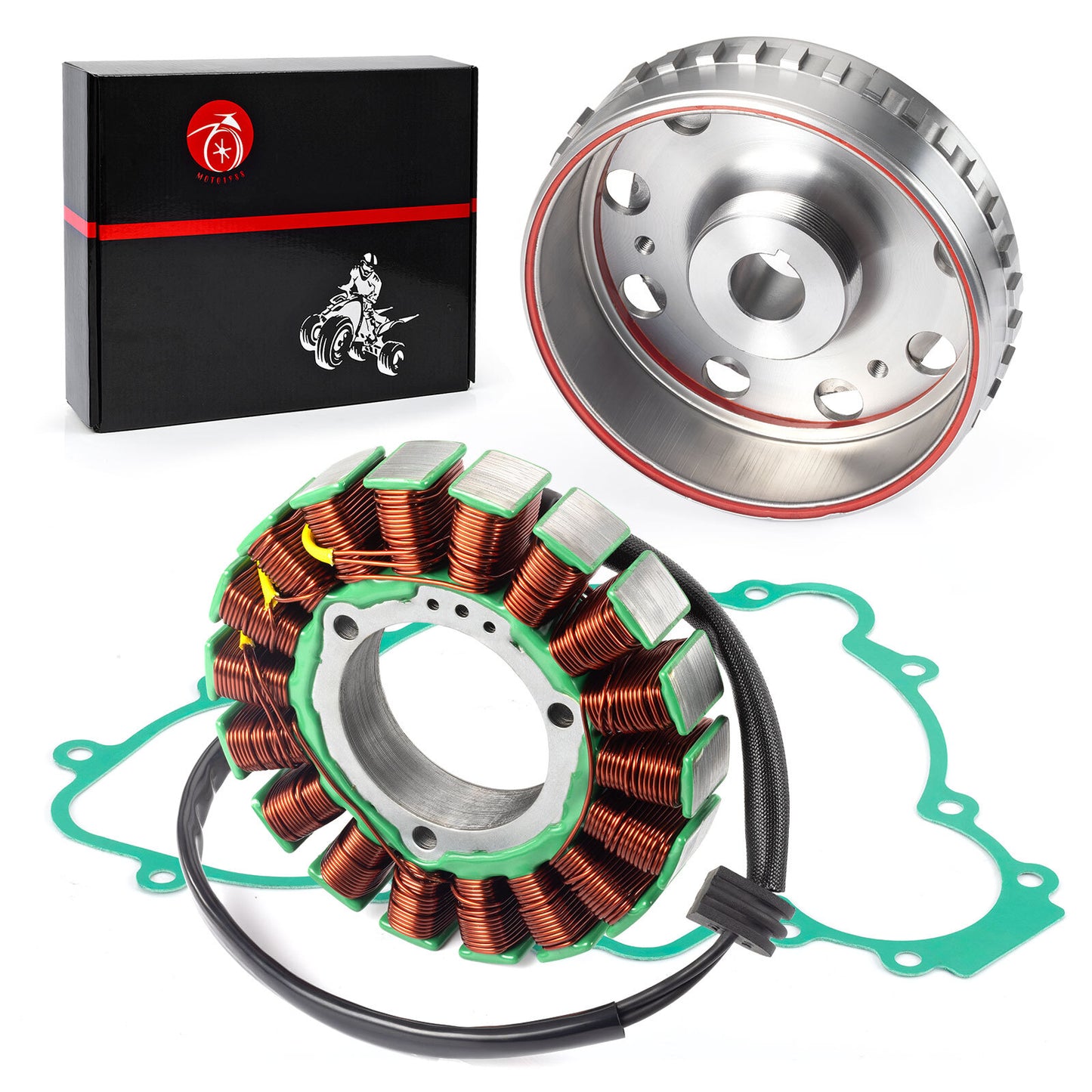 Stator and Flywheel with Gasket for Polaris Ranger 900 XP RZR 900 RZR 1000 (2013–2024)