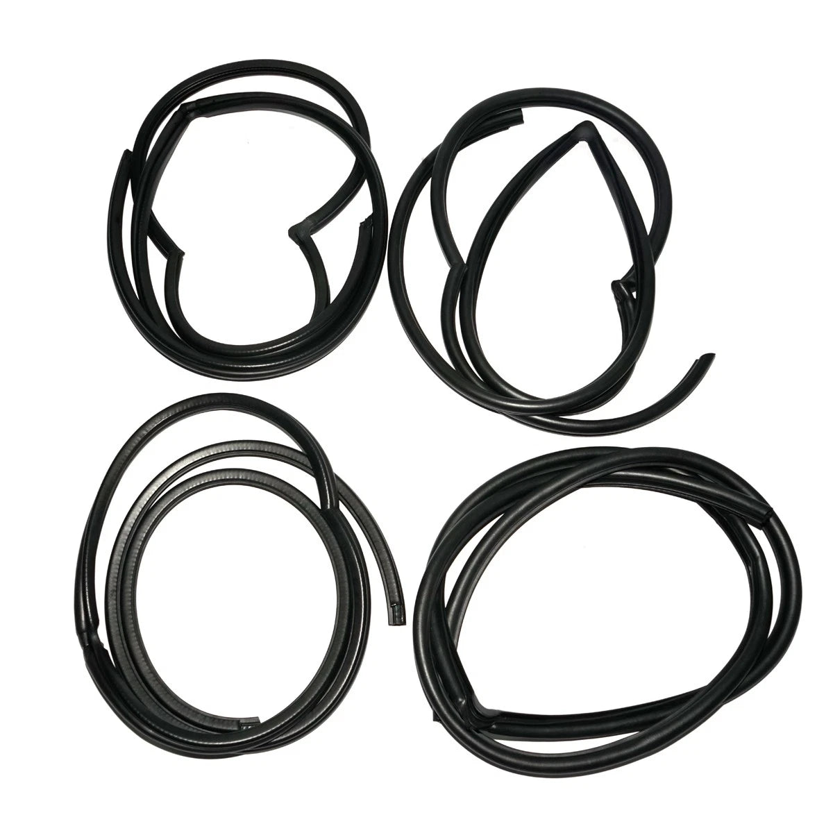 Set of 4 Weatherstrips for Land Rover Defender 90 110 130 (1984–2016)
