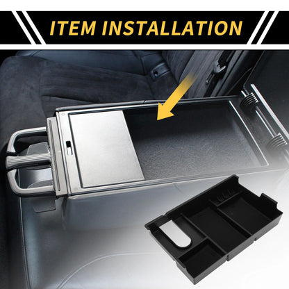 Center Console Organizer Insert Tray for Toyota Tundra (2007–2021) Black