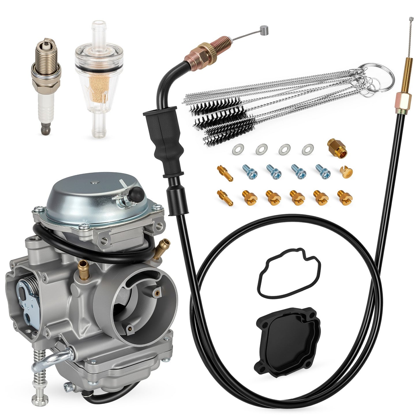 Carburetor for Polaris Magnum 425 2x4/4x4 (1995–1998) with Throttle Cable