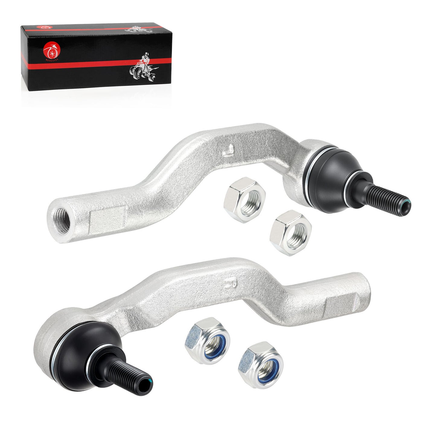 Set of 2 Heavy Duty Tie Rod Ends for Polaris RZR XP 1000 XP4 Turbo