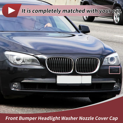 Front Left Washer Nozzle Cover Cap No. 51117335053 for BMW 740i (2013–2015)
