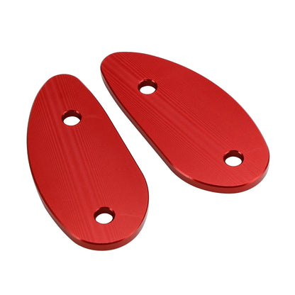 CNC Red Mirror Caps for Honda CBR1000RR (2008–2023)