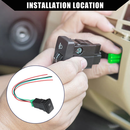 Reverse Lights Push Button Switch Set for Toyota Landcruiser 4Runner  - Blue LED