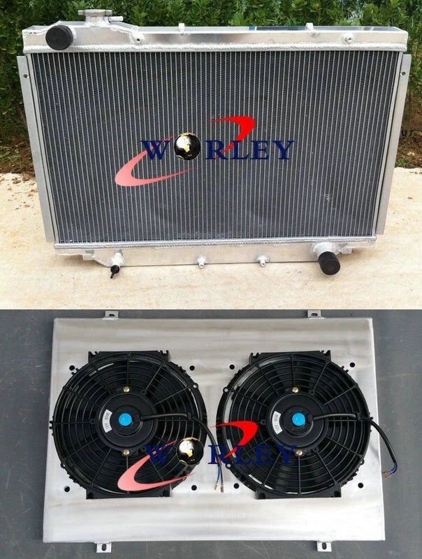 Aluminum Radiator with Shroud and Fans for Toyota Land Cruiser 80 Series (1990–1997)