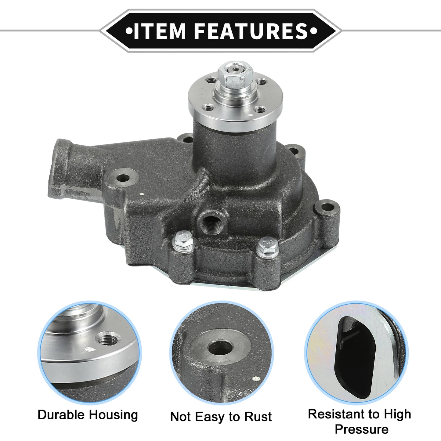 Water Pump for Mitsubishi 4DR5 (4DR-5) Engine No. ME005183 with Gasket Kit