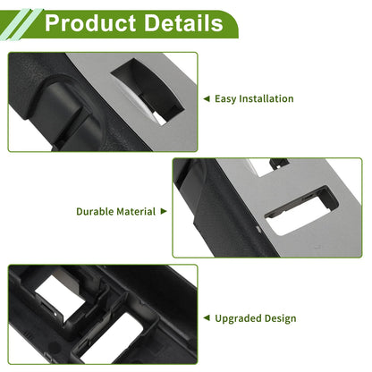 Front Right Side Window Switch Bezel Cover for Chevy Silverado 1500 (No. 20922523)