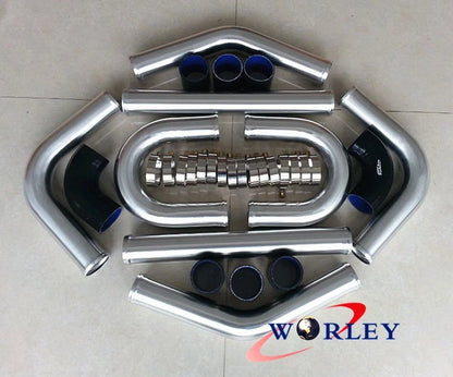 3" Aluminum Turbo Intercooler Pipe Kit for Universal Fit (All Years)