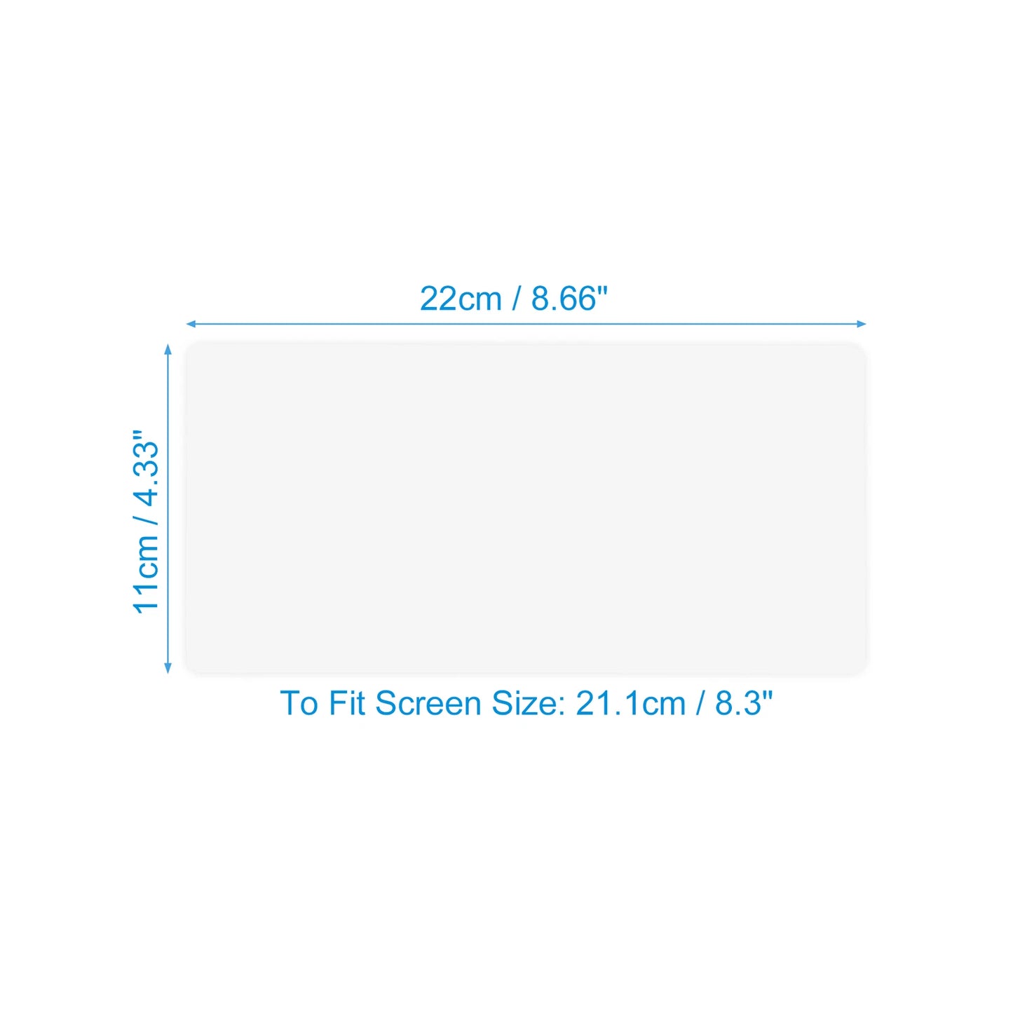 8.3 Inch Tempered Glass Screen Protector for Audi A4 S4 A5 (2013–2020)
