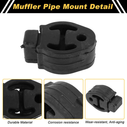 Muffler Exhaust Hanger for Ford Fiesta ST150 (2005–2008) 3M515A262EB Rubber Black