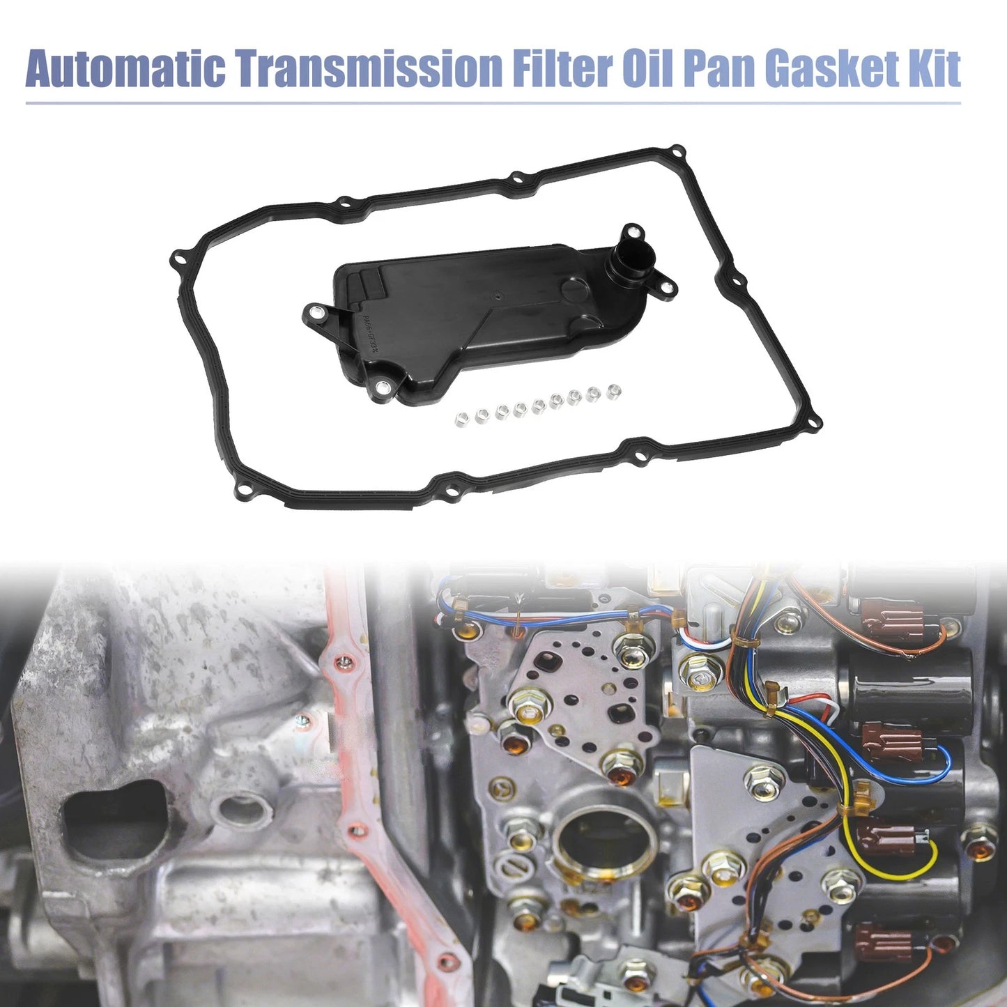 Set of 1 Transmission Filter Oil Pan Gasket Kit for Lexus GS200t (2015–2019)