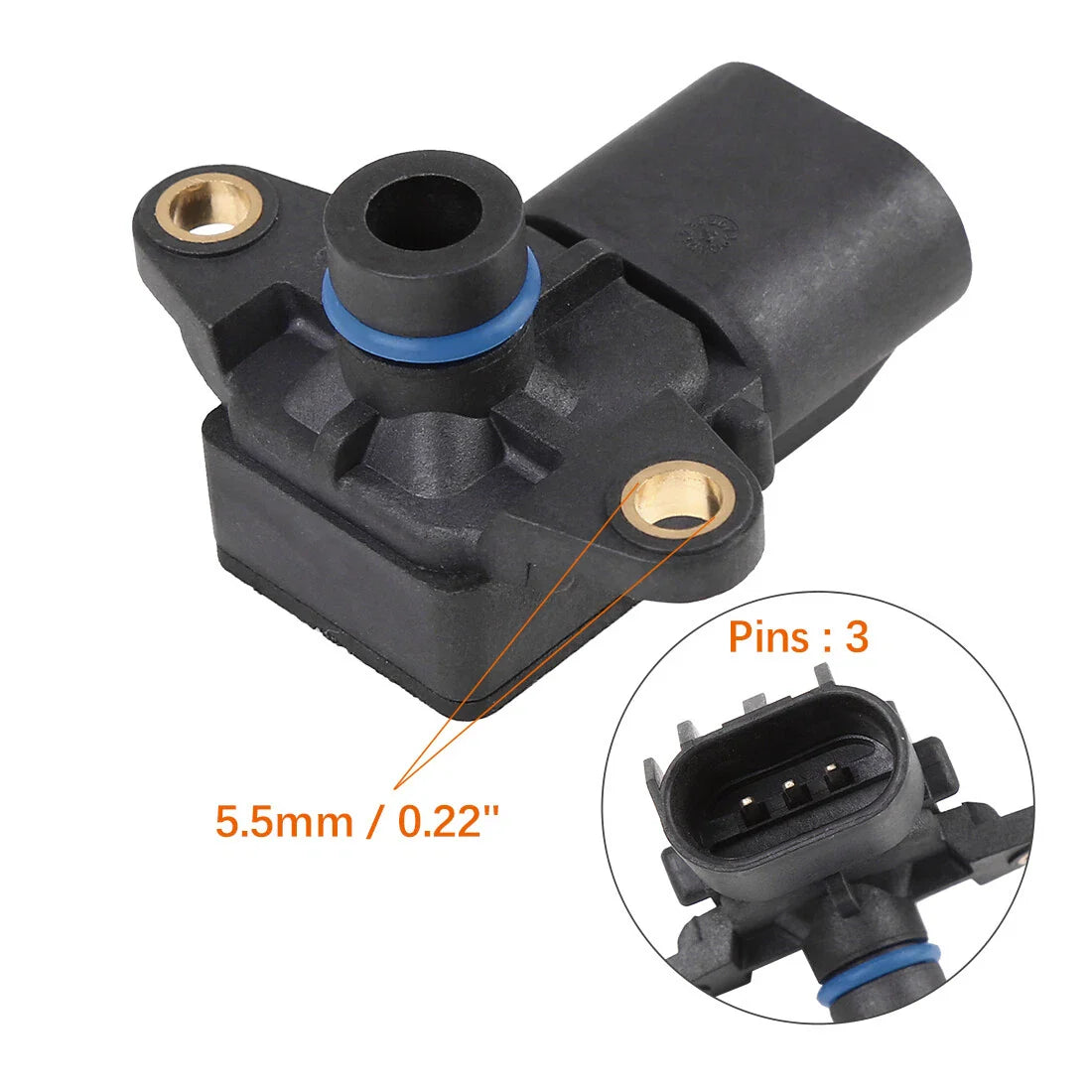 MAP Sensor for Chrysler Dodge (56041018AB, 68002763AA) (2005-2010)
