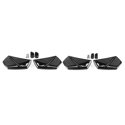 1 Pair Black Front Rear Foot Pegs for Harley Softail (2018-2025)