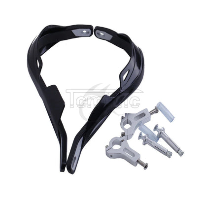 7/8" Black Brush Hand Guards for Honda Yamaha Suzuki Kawasaki Dirt Bikes ATV
