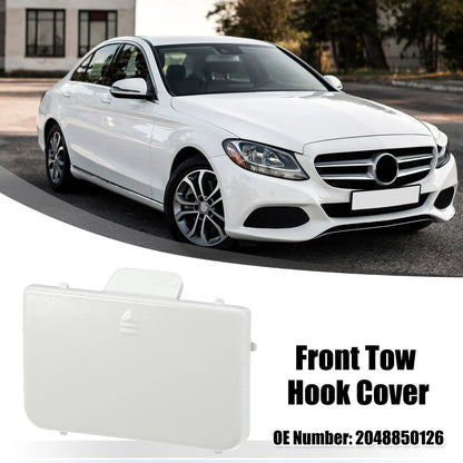 Tow Hook Eye Hole Cover for Mercedes-Benz C-Class W204 (2007–2014) White