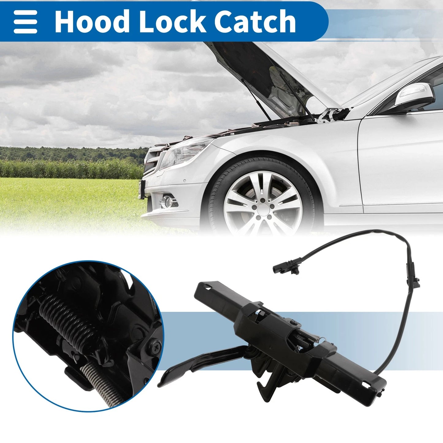 Hood Latch Assembly for Hyundai Tucson (2022–2024) No. 81130N9000 1 Pc