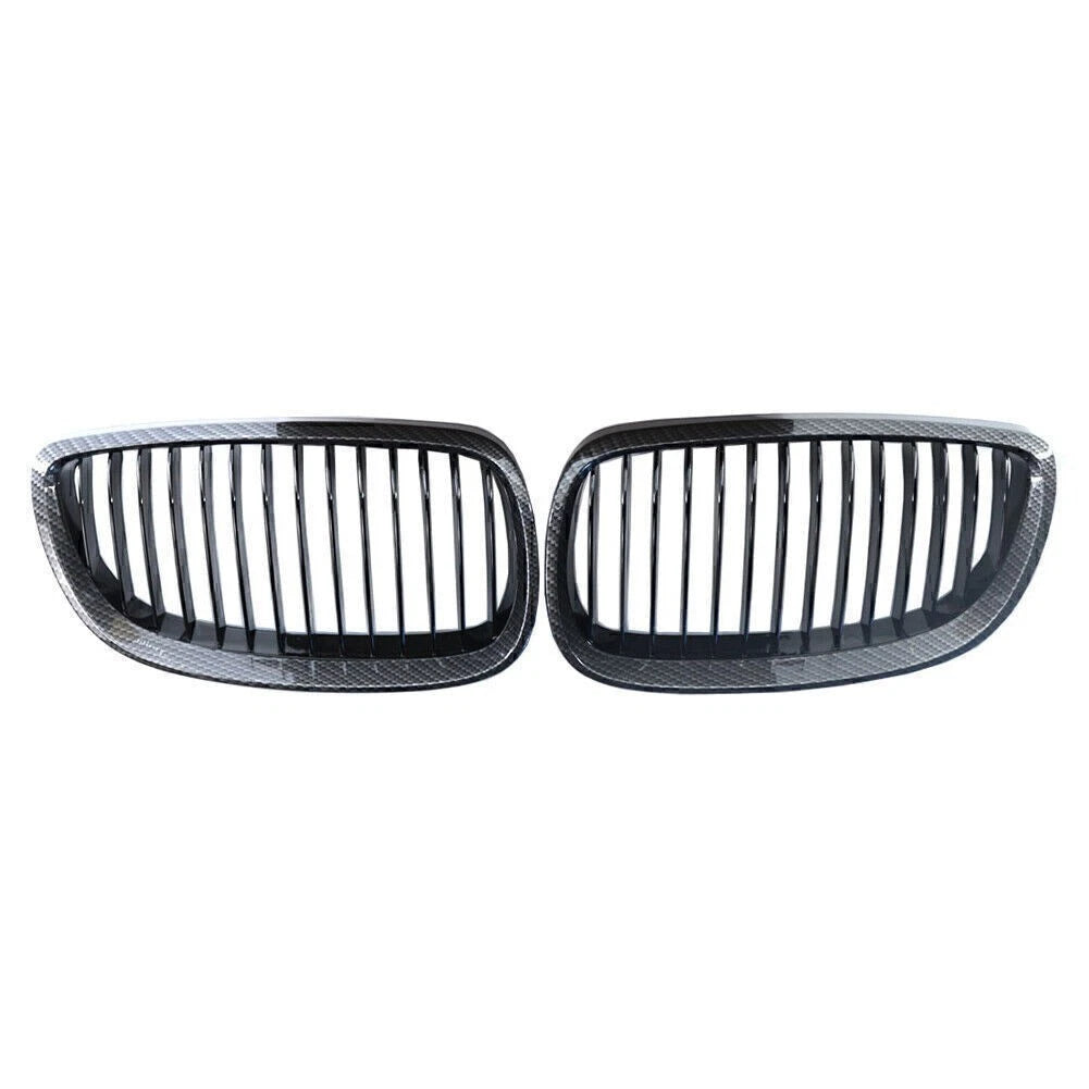 Carbon Fiber Look Front Kidney Grille for BMW E92 E93 (2006–2009)