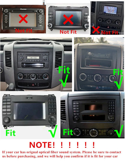 9" Android 14 Car Stereo GPS Navigation for Mercedes-Benz Sprinter (2006-2017)