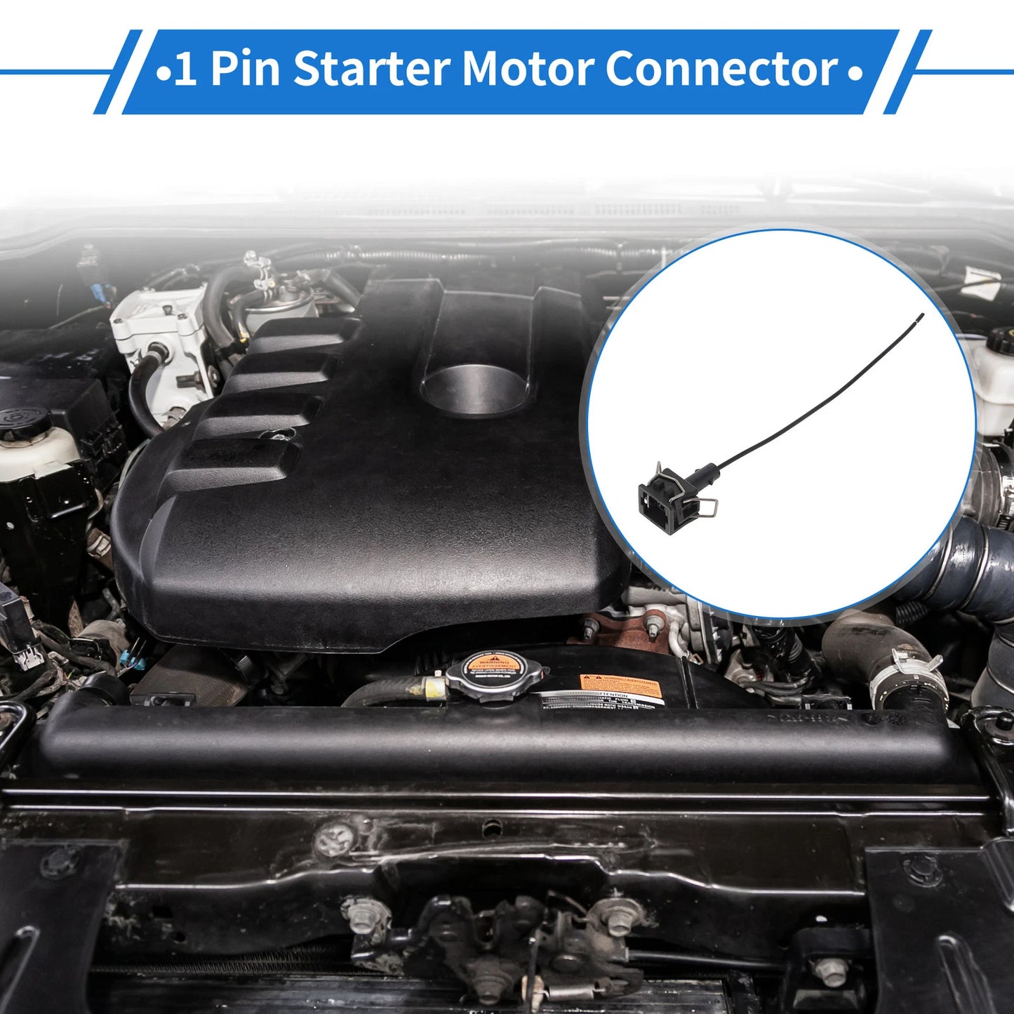 1 Pin No.357972771 Starter Motor Connector for Audi A4 B7 (2005–2008)