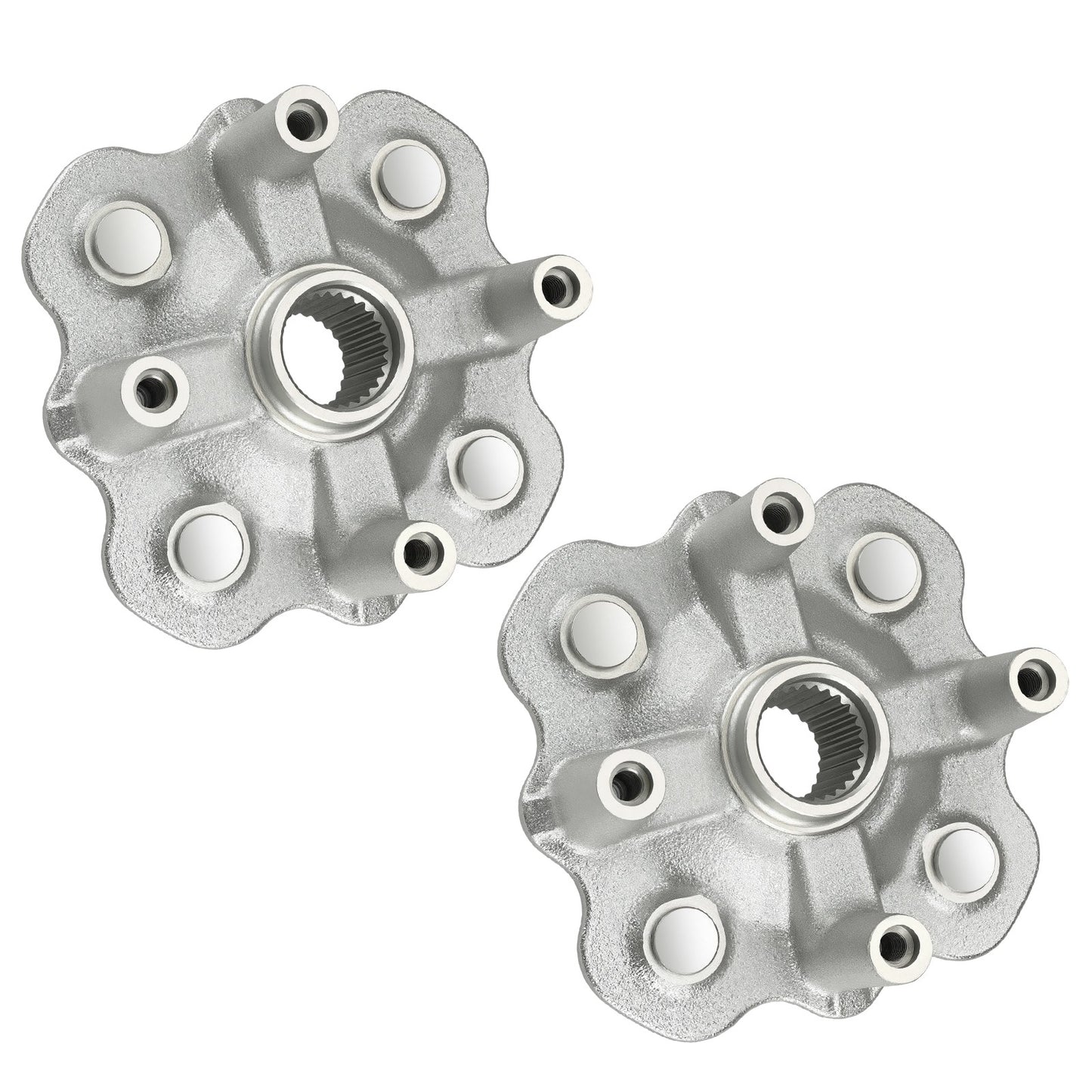 2X Front Wheel Hub for Yamaha Wolverine YFM350/YFM450FX (2006–2010)