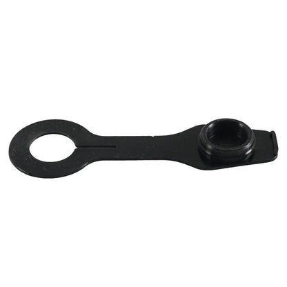 Black RV City Water Inlet Check Valve Flange Hose Connector