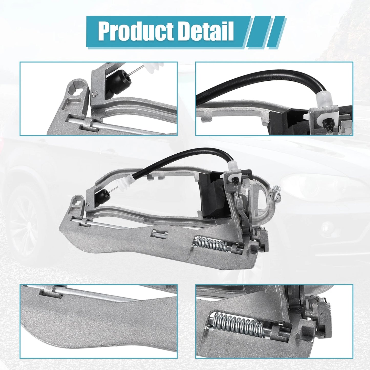 Set of 2 Outside Door Handle Carriers for BMW X5 E53 (2000–2006)