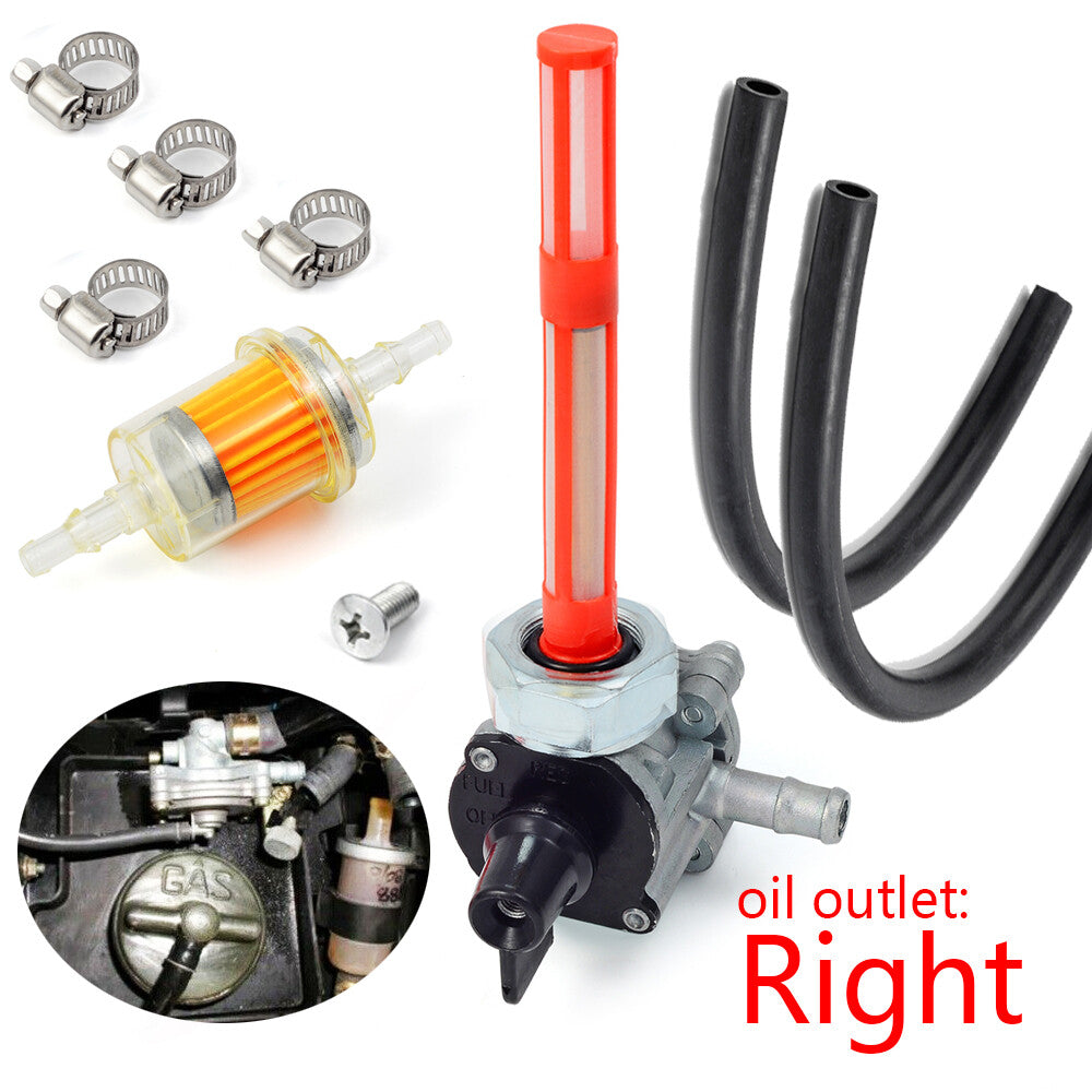 Fuel Vacuum Petcock with Filter for Honda VTX1300C, VTX1300R, VTX1300S, VTX1300T (2004–2009)