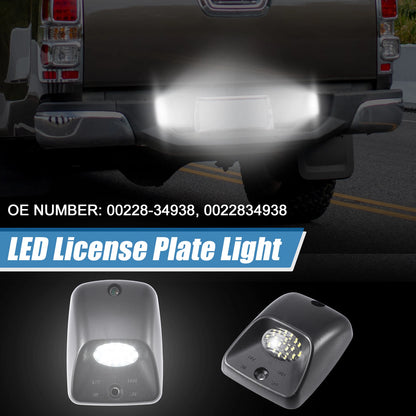1 Pair White LED License Plate Light Assembly 00228-34938 2835SMD for Toyota